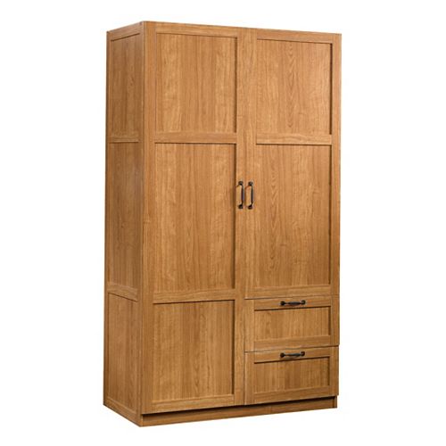 Storage Cabinet - 40 X 19 Deep in Highland Oak