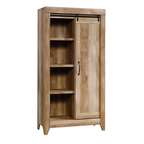 Adept Storage Cabinet in Craftsman Oak