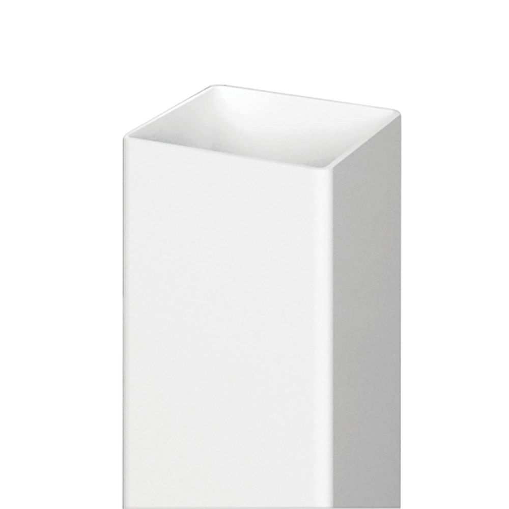 Outdoor Essentials Poteau De Cloture En Vinyle Blanc De 10 X 10 Cm X 1 8 M 4 Po X 4 Po X Home Depot Canada