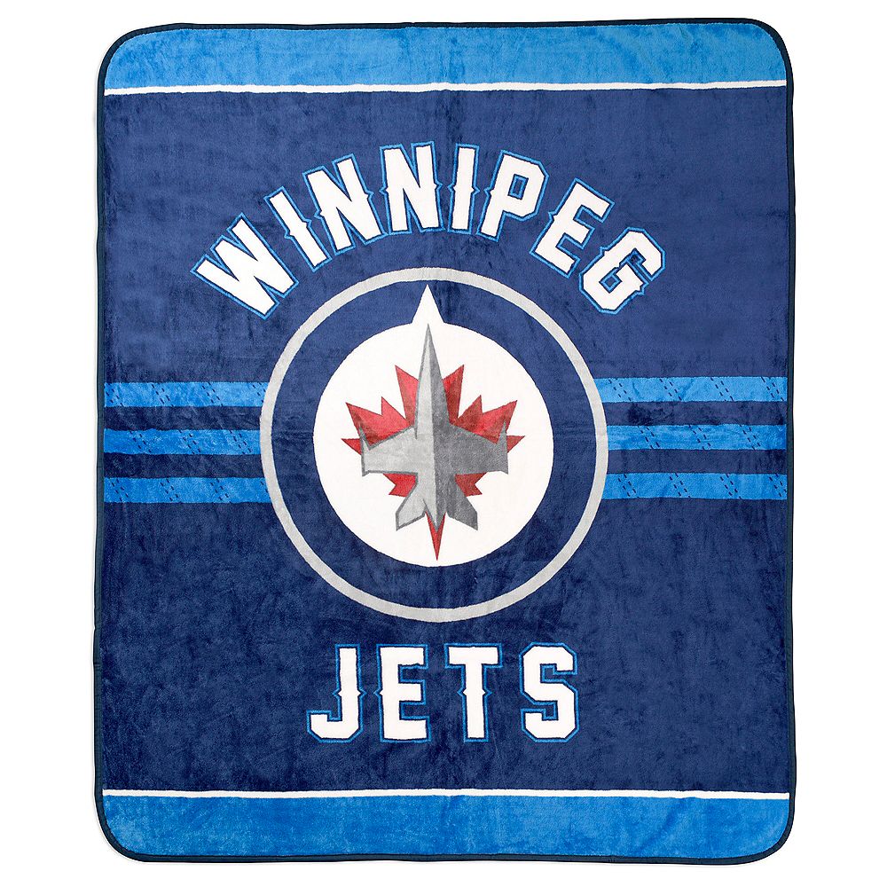 NHL Winnipeg Jets Luxury Velour Blanket | The Home Depot Canada