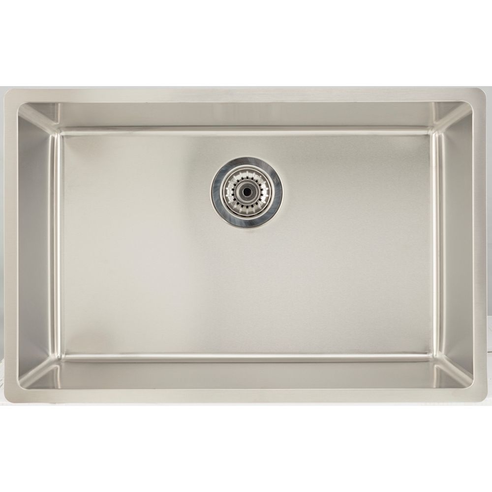 American Imaginations 27 Inch W Single Bowl Undermount Kitchen Sink For A Deck Mount Drill The Home Depot Canada