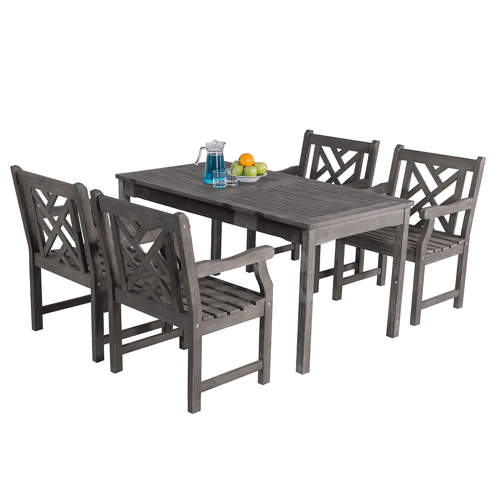 Vifah Renaissance Outdoor 5 Piece Patio Dining Set With Traditional Table And Mosaic Chair The Home Depot Canada Vifah Renaissance Outdoor 5 Piece Patio Dining Set With Traditional Table And Mosaic Chair The Home Depot Canada