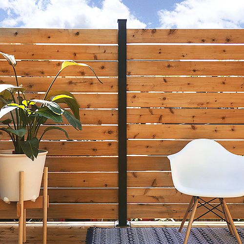 KIT C - 1 Line Post & Hardware for Privacy Screens and Fences