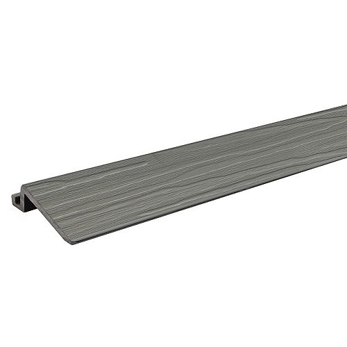 2 ft. - Transition Strip for Deck and Balcony Tile - Grey Oak - (4-Pack)