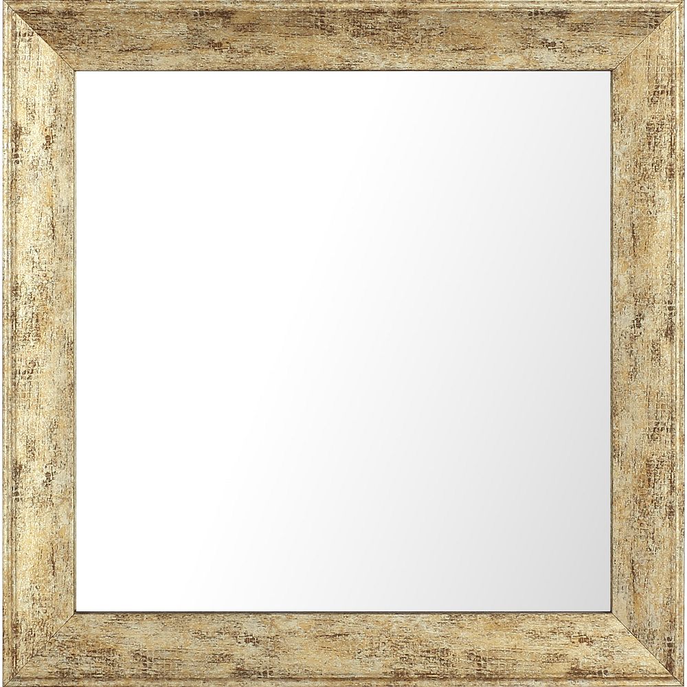 Art Maison Canada 10.25x10.25 Set of 4, Gold Wash Plain Mirror The Home Depot Canada
