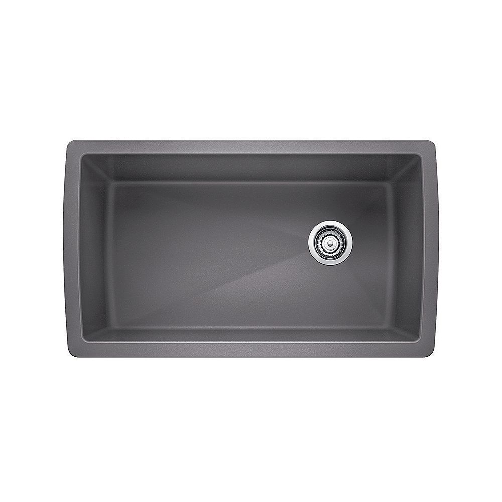 Blanco DIAMOND U SUPER SINGLE, Large Single Bowl Undermount Kitchen ...