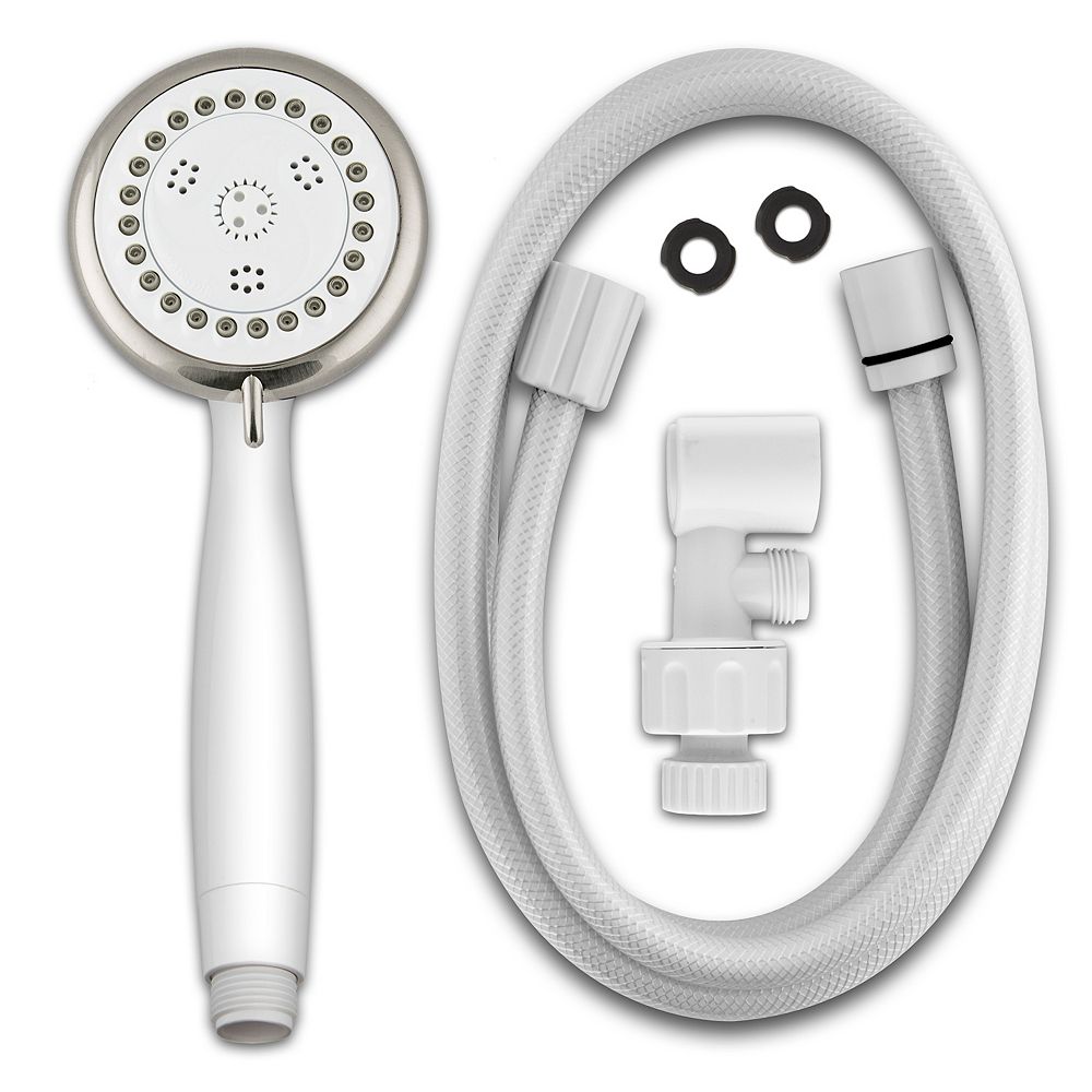 Waterpik 6 Spray PowerSpray Hand Held Shower Head in Chrome The Home