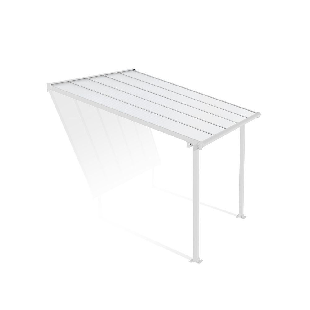 Palram Olympia Patio Cover System 10 ft. x 10 ft. White The Home