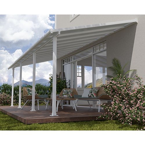 Olympia Patio Cover System 10 ft. x 24 ft. - White