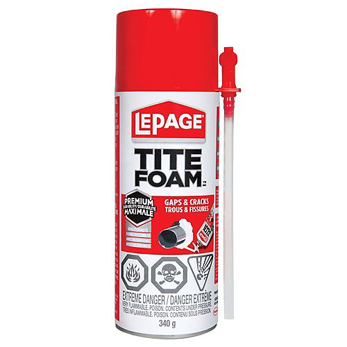 LePage LePage Tite Foam  Gaps & Cracks Insulating Foam Sealant, 555 g