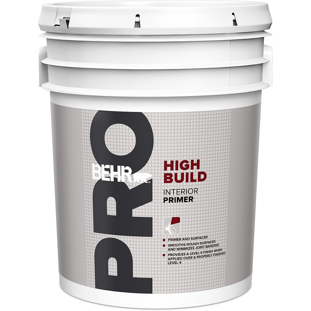 Behr Pro Interior High Build Primer, 18.9 L The Home Depot Canada