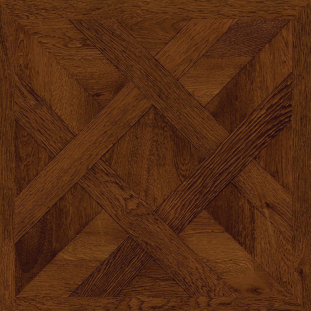 TrafficMASTER Sample Chateau Parquet Dark Luxury Vinyl Flooring 5   P 1001341618 