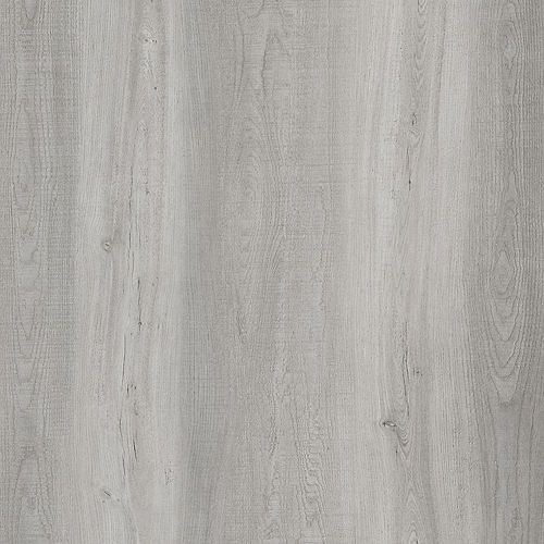 Sample - Light Grey Oak Luxury Vinyl Flooring, 5-inch x 6-inch