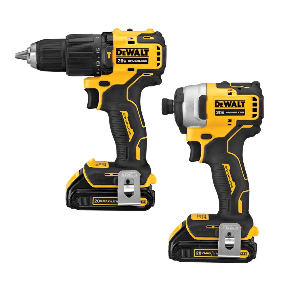 DEWALT 20V MAX ATOMIC Lithium-Ion Cordless Brushless Hammer Drill ...