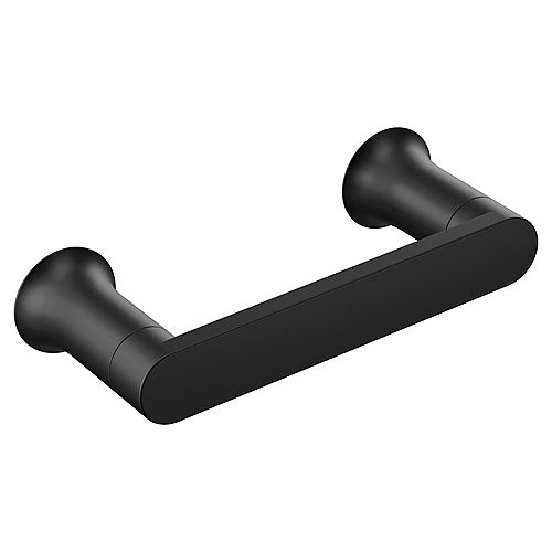 Genta Pivoting Toilet Paper Holder in Matte Black