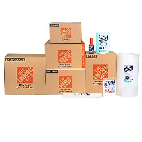 The Home Depot 11-Box Master Bedroom Moving bundle