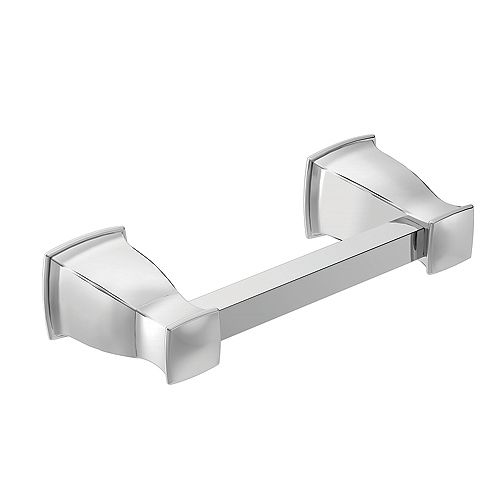 MOEN Hensley Pivoting Toilet Paper Holder with Press and Mark in Chrome