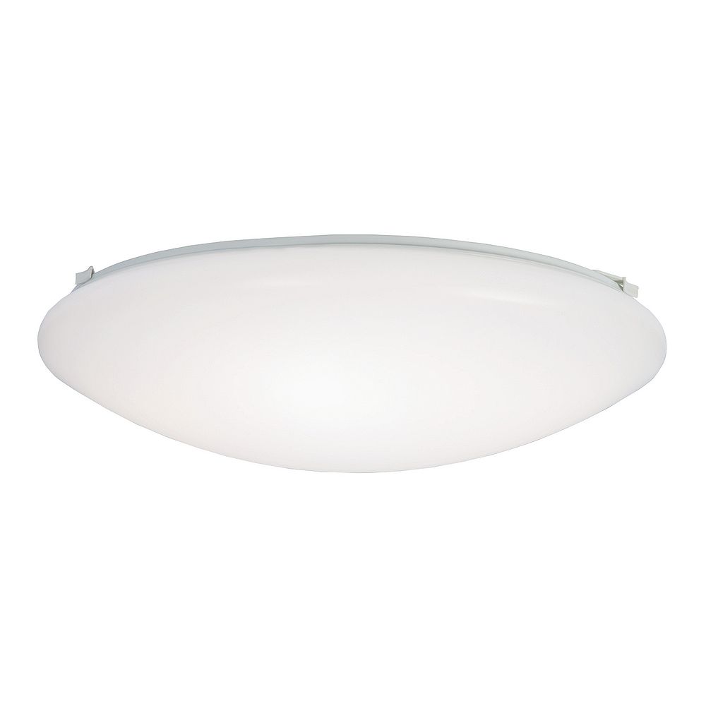 Metalux Residential FM 15 inch White Round Integrated LED Flush Mount