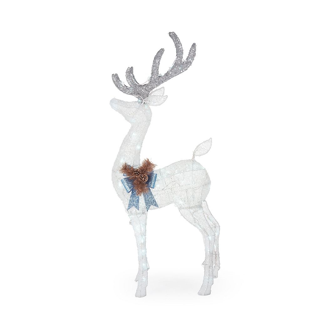 4 ft led lit deer outdoor christmas decoration