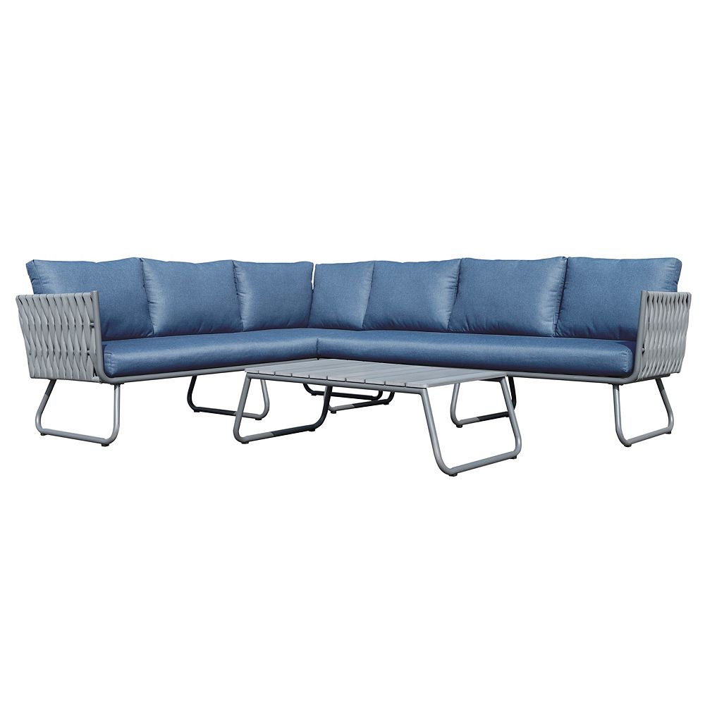 Sirio Stockholm 3 Piece Sofa Set The Home Depot Canada