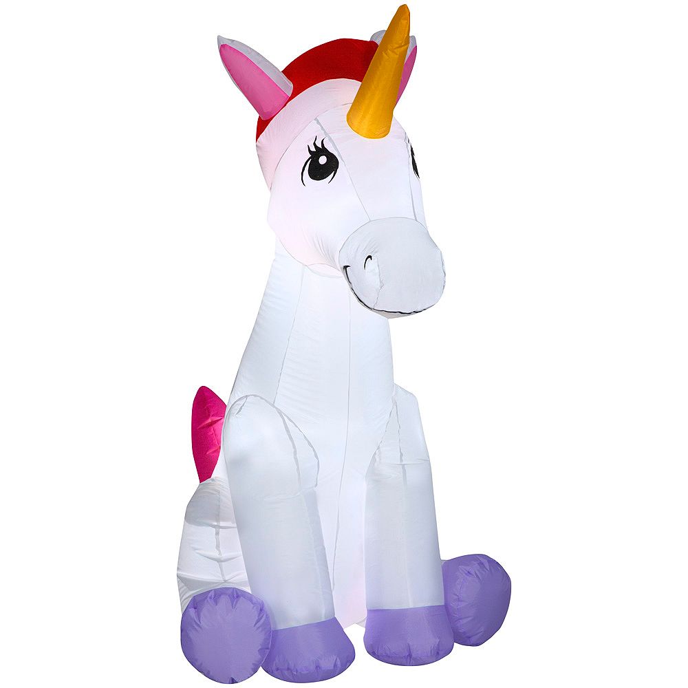 Home Accents Medium AirBlown Unicorn Outdoor Christmas Decoration