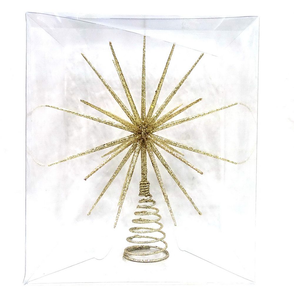 Home Accents 13inch Gold Spiky Star Christmas Tree Topper The Home