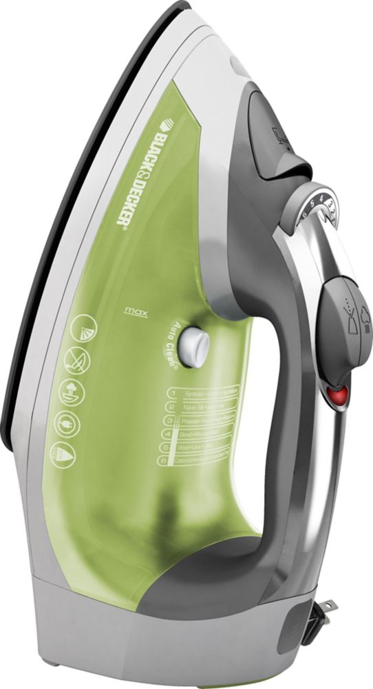 Fer à Repasser Vapeur Black & Decker 2600W - Puissant, Léger Et Avec Semelle Inox - 8