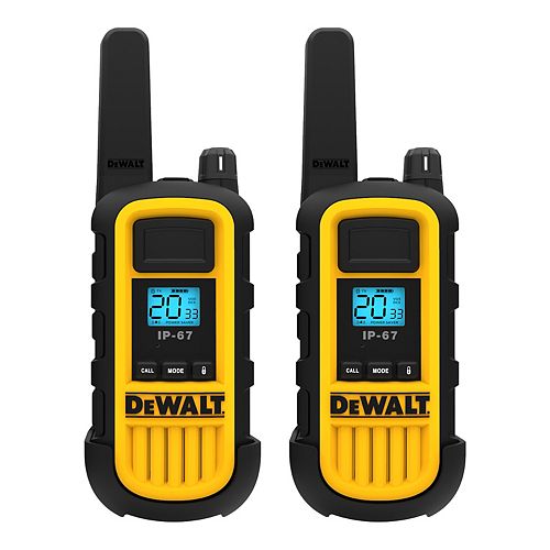 300,000 Sq. ft. FRS/GMRS Heavy Duty 2 Watt Two-Way Radio Set - Two Pack