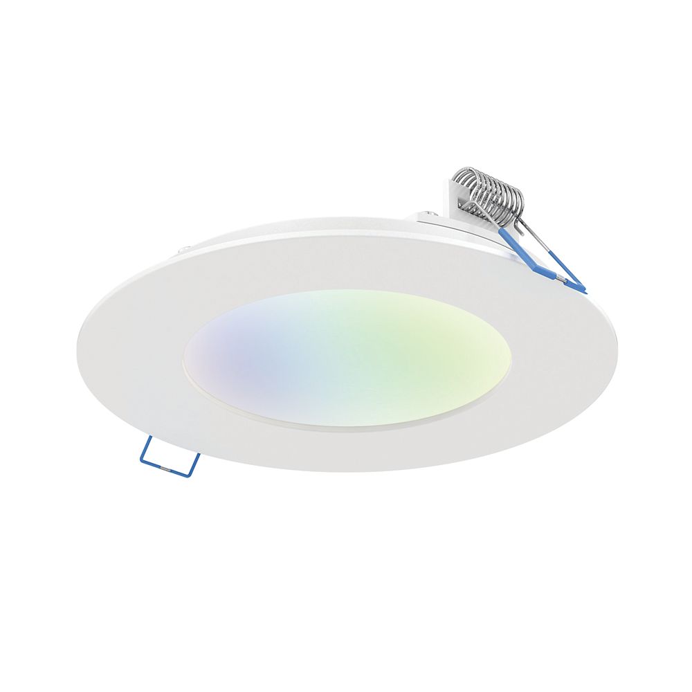 wallpapers Led Recessed Lighting Home Depot Canada 6 inch multi color and tunable white smart wi fi led recessed panel light