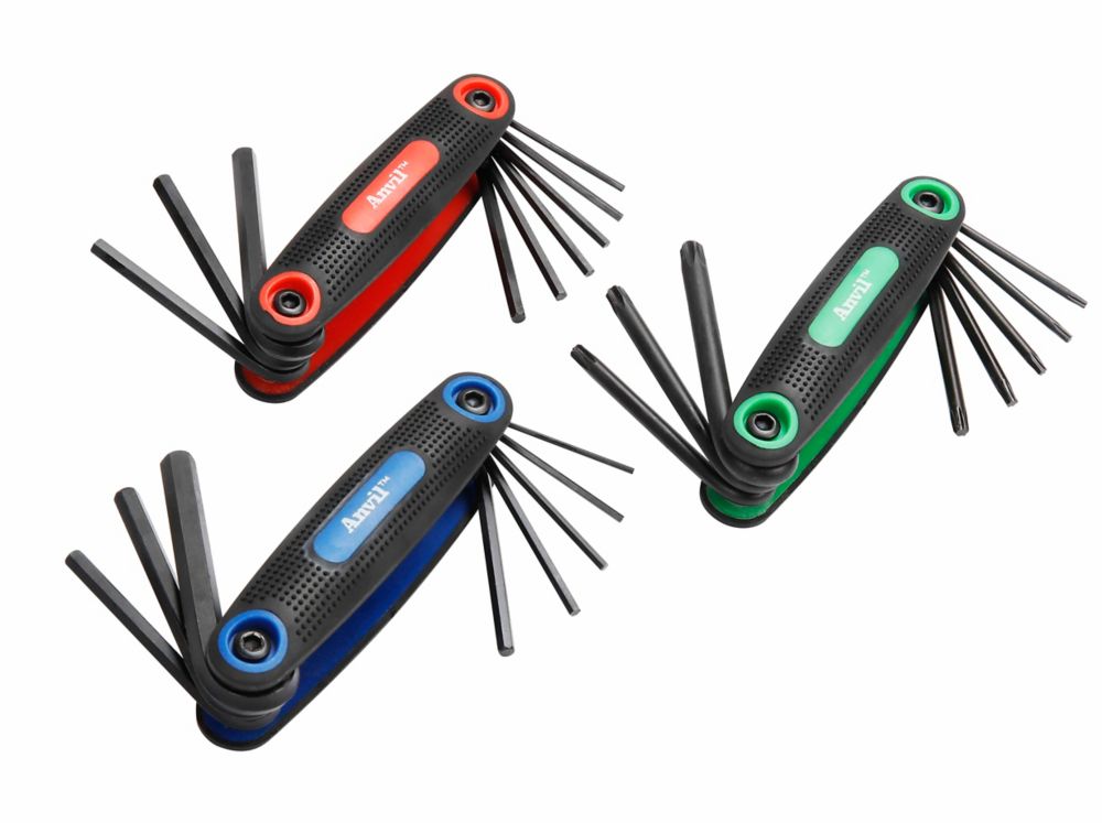 Anvil 3 Piece Folding Hex Key Set The Home Depot Canada