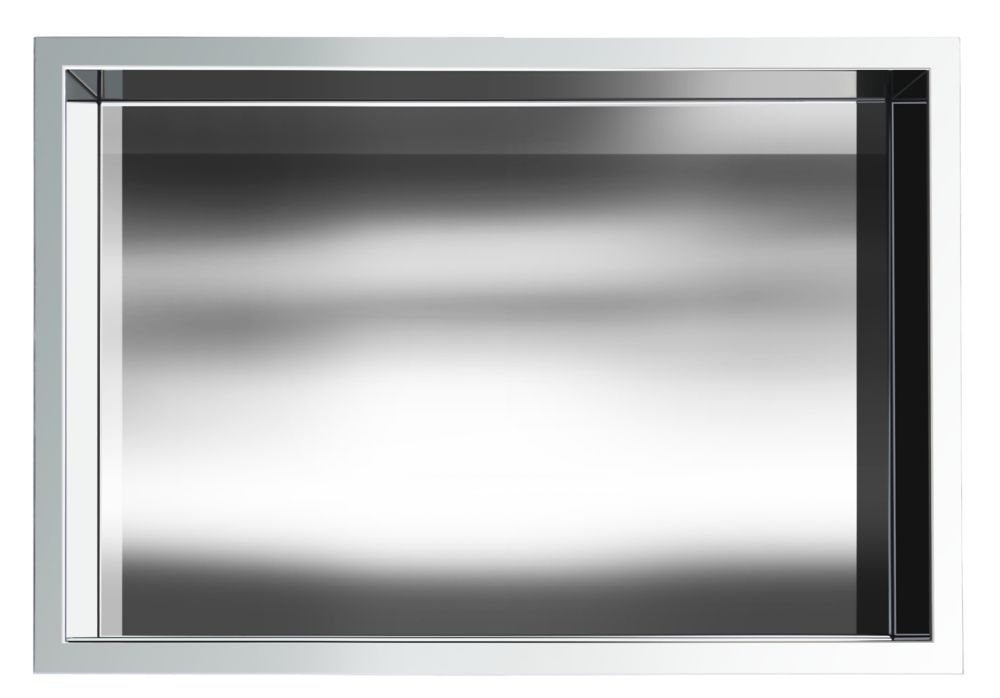 Niche De Douche En Acier Inoxydable Argenté - Dimensions 45 X 30 X 9,5 Cm - Rangement Salle De Bain - 7