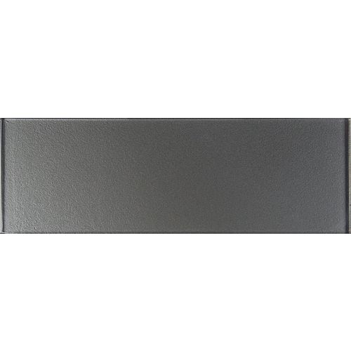 Metallic Gray 4-inch x 12-inch Glass Wall Tile (5 sq. ft. / case)