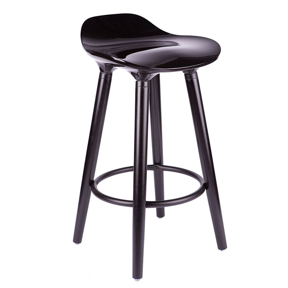 Bronte Living Abs Bar Stool 26 Inch Height With Wooden Black Legs