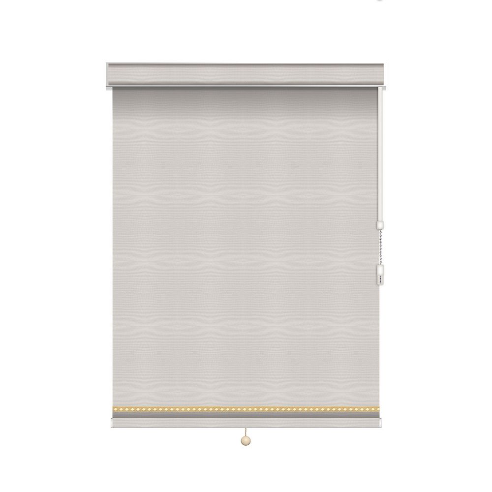 Sun Glow Blackout Roller Shade With Deco Trim Chain Operated With Valance 72 Inch X 60 The Home Depot Canada
