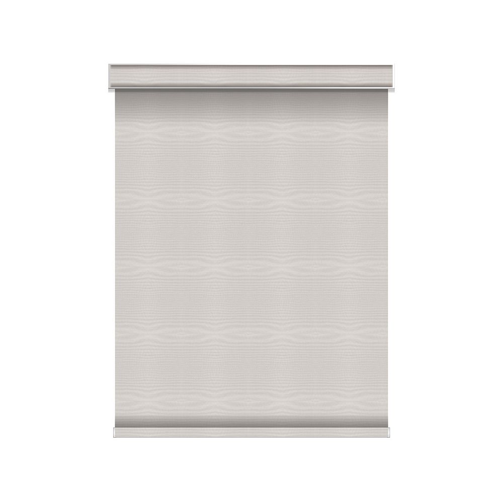 Sun Glow Blackout Roller Shade Motorized With Valance 68 Inch X 84 Inch In Ice The Home Depot Canada