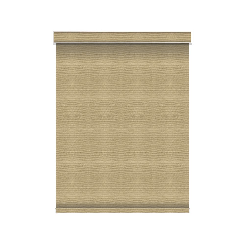 Sun Glow Blackout Roller Shade Motorized With Valance 44 25 Inch X 36 Inch In Champagn The Home Depot Canada