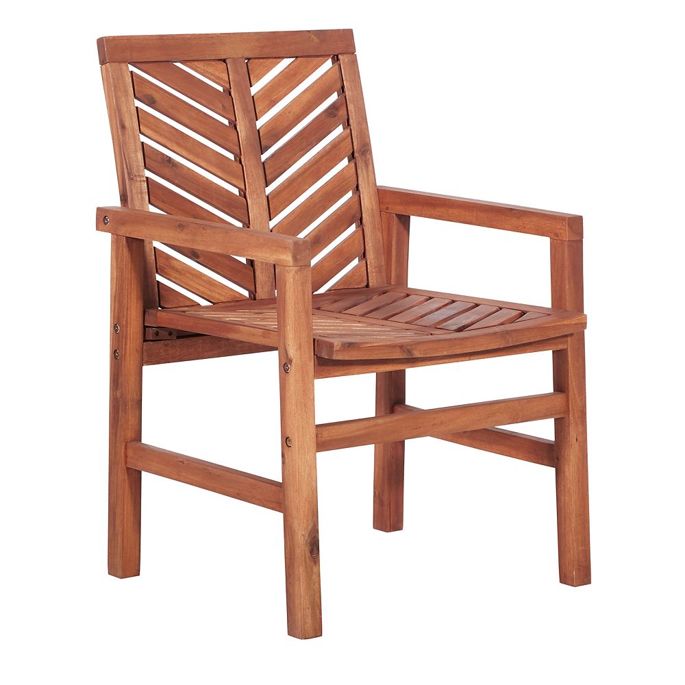 Welwick Designs Brown Acacia Wood Outdoor Patio Lounge Chair 2 Pack The Home Depot Canada Acacia Wood Outdoor Patio Lounge Chair, Outdoor Wood Chairs Canada