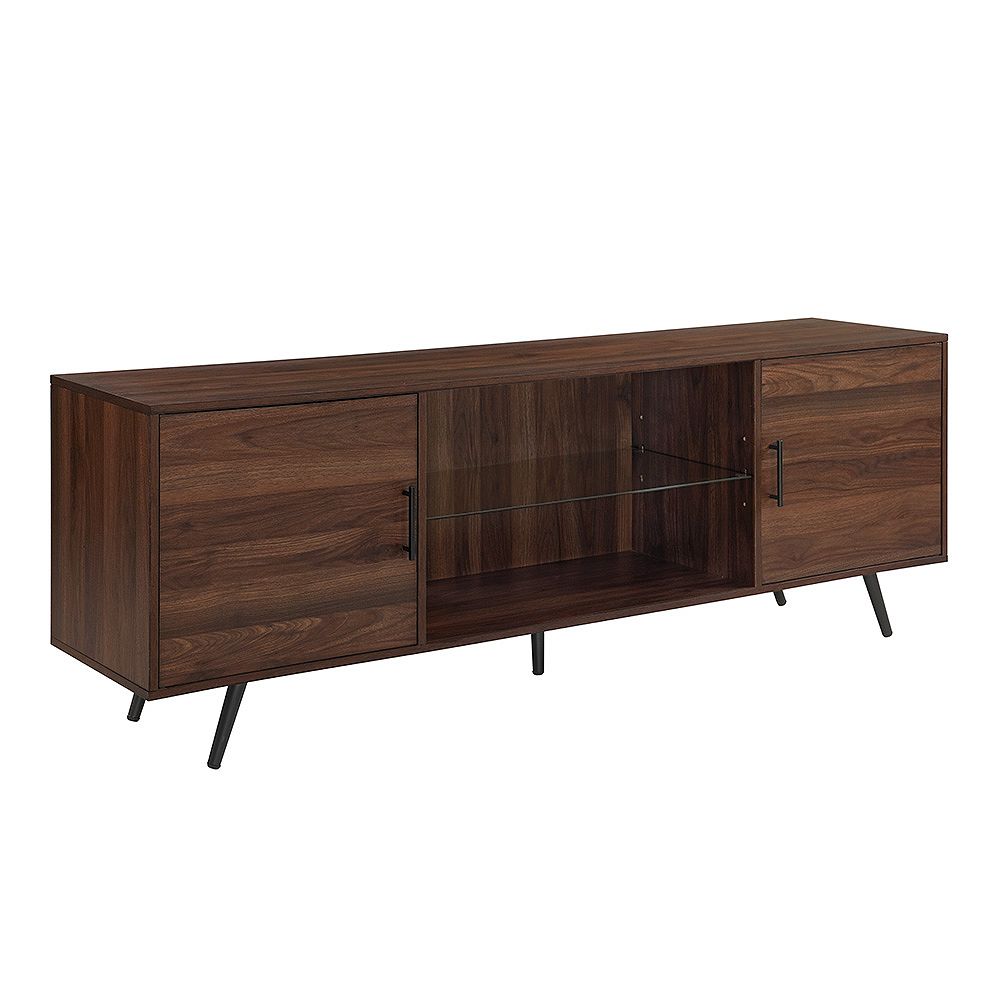 Welwick Designs Mid Century Modern TV Stand for TV's up to 78 inch