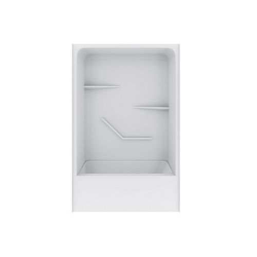 Mirolin White Hampton Tub Shower Left The Home Depot Canada Mirolin White Hampton Tub Shower Left, Tub Surround Home Depot Canada