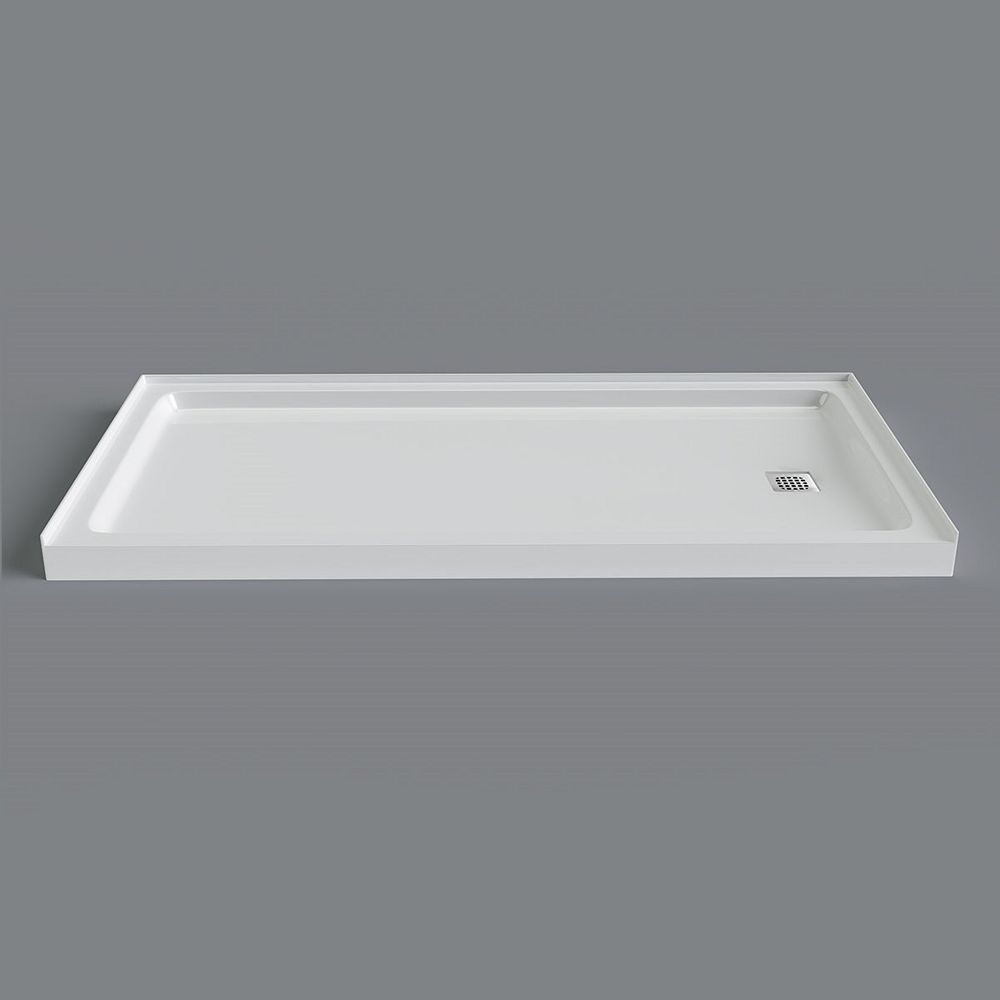Mirolin Strada 60" SQD Base en alcôve droite Home Depot Canada