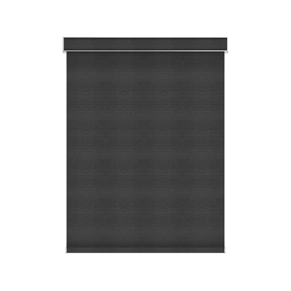 Sun Glow Blackout Roller Shade Motorized With Valance 68 Inch X 84 Inch In Denim The Home Depot Canada