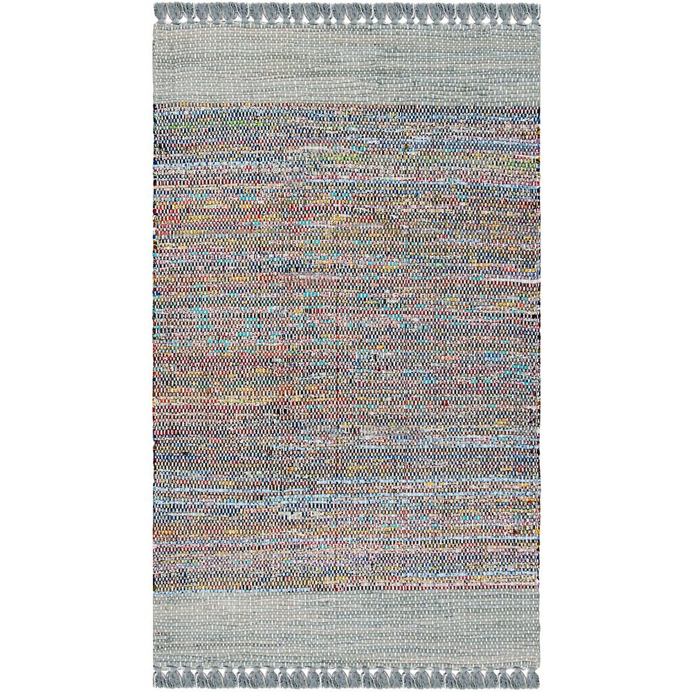 Safavieh Montauk Ethelyn Grey / Multi 5 ft. X 8 ft. Area Rug The Home