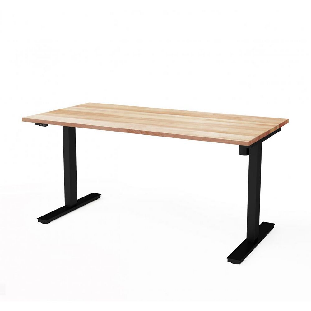 Bestar 30 inch x 60 inch Electric Height Adjustable Table with Solid