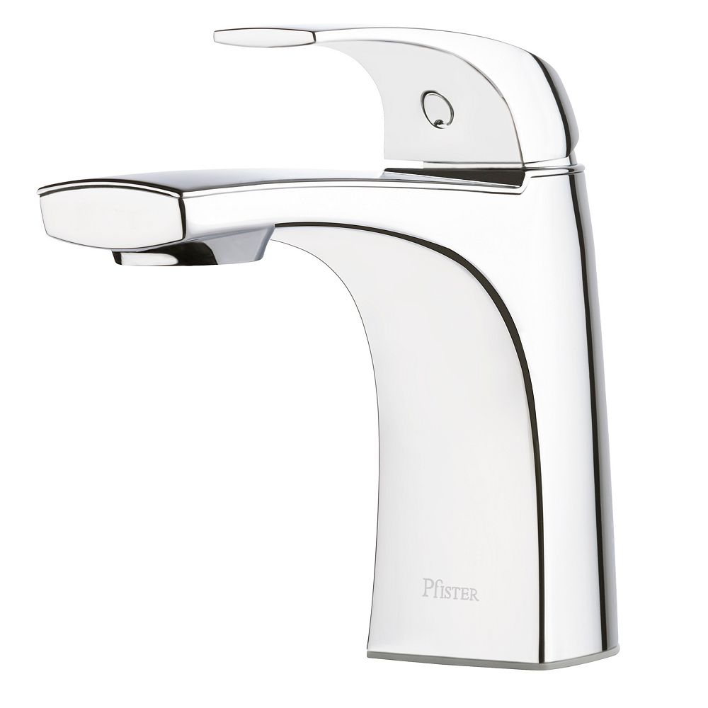 Pfister Karci Single Hole Single Handle Bathroom Faucet With Pop Up Drain In Polished Chro The Home Depot Canada