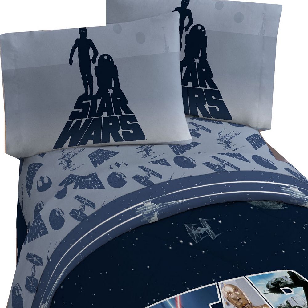 Lucas Films Star Wars Classic Twin Sheet Set The Home Depot Canada