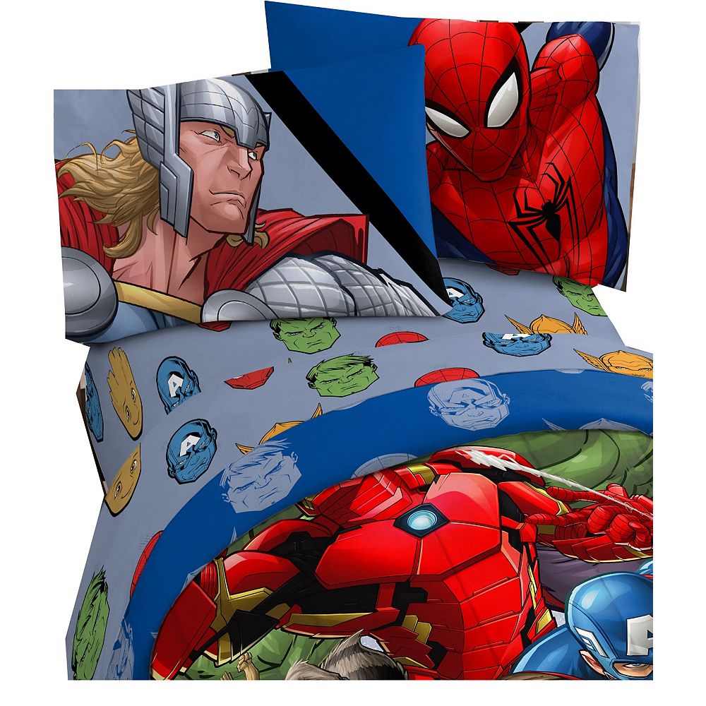 Marvel Avengers Assemble Double Sheet Set The Home Depot Canada