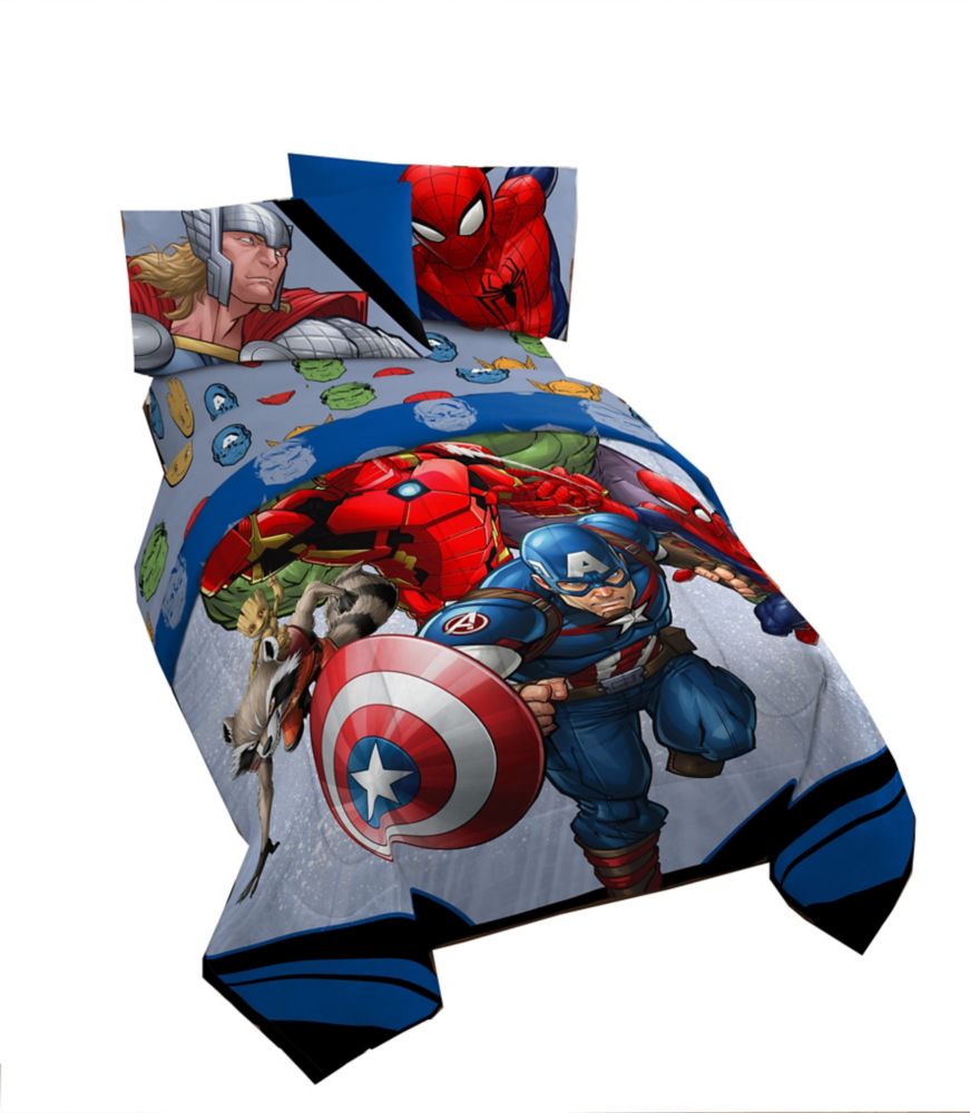 marvel avengers twin bedding set