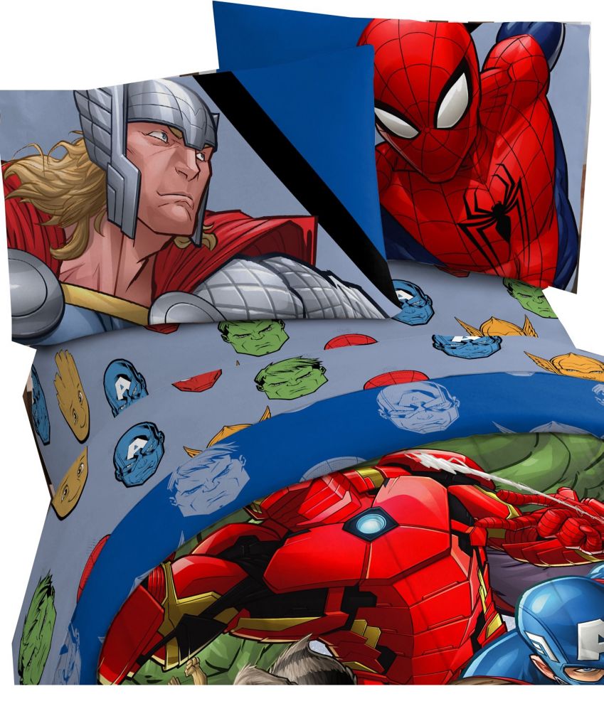 marvel avengers twin bedding set