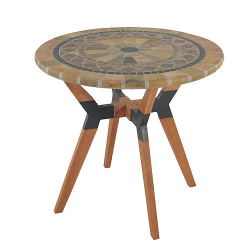 Stone Patio Tables Outdoor Coffee, Round Table Top Home Depot Canada