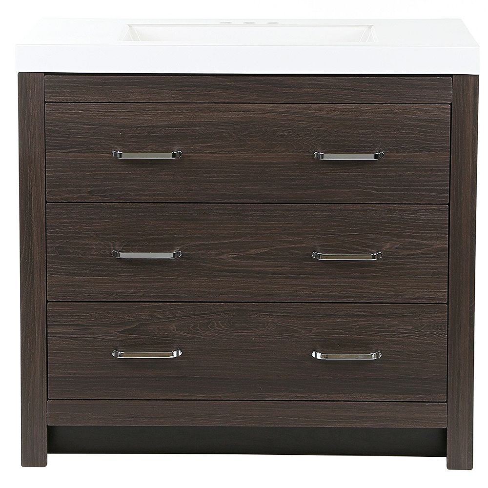 Glacier Bay Woodbrook 36,5 pouces W x 34,3 pouces H x 18,75 pouces D